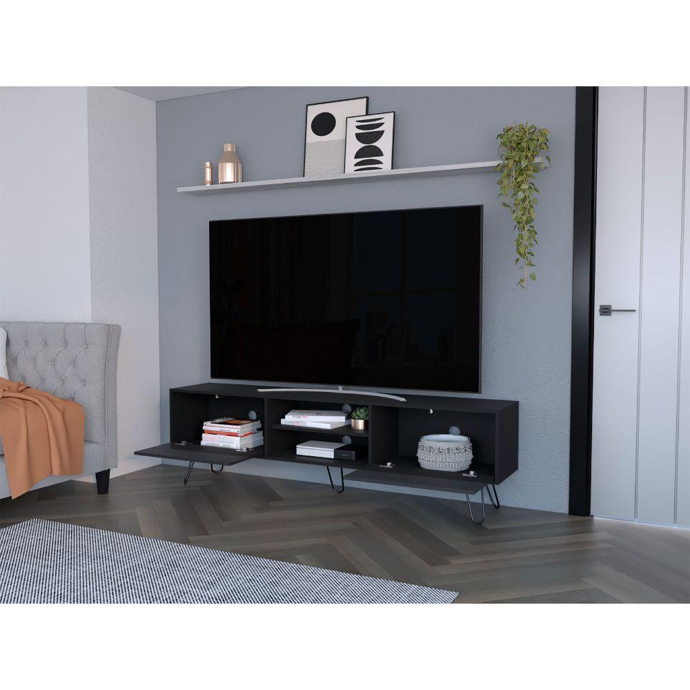 Mesa Para Tv Morelli Wengue Para Tv de 70"
