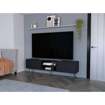 Mesa Para Tv Morelli Wengue Para Tv de 70"
