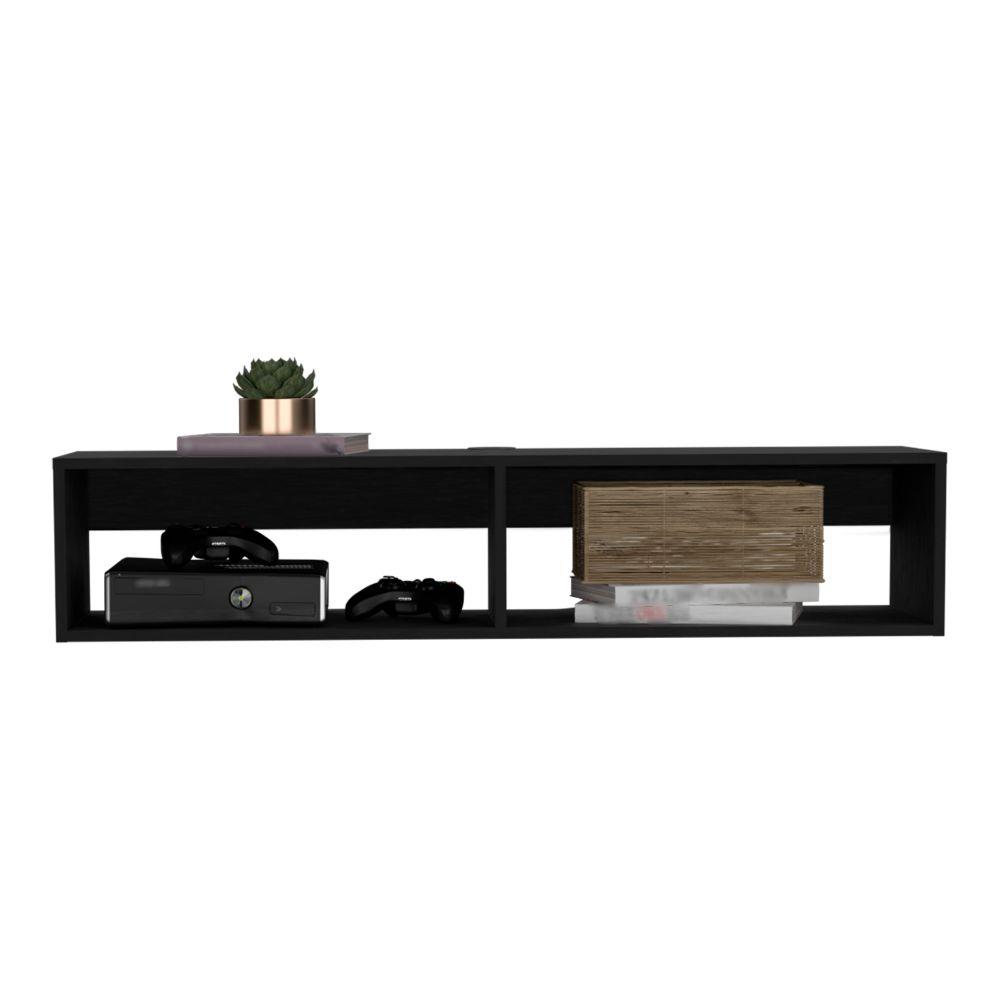 Mesa Para Tv Flotante Rockwood Wengue para TV de hasta 45''