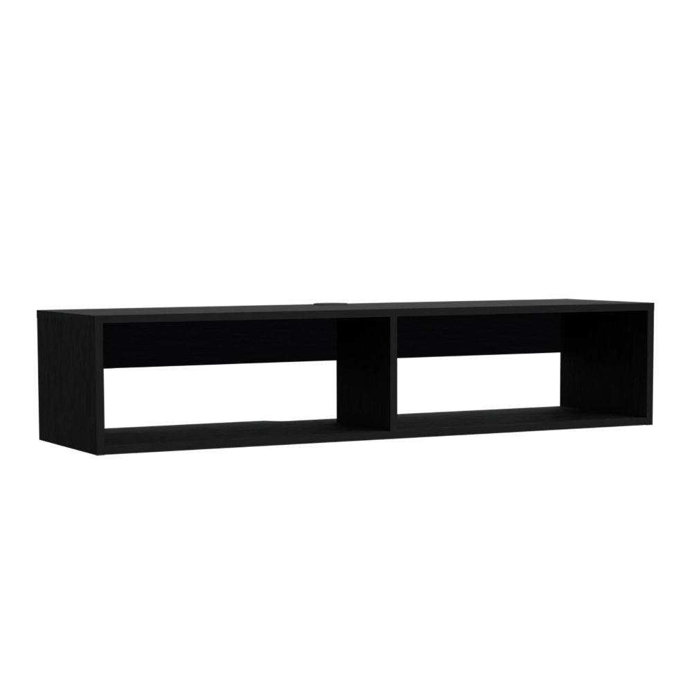 Mesa Para Tv Flotante Rockwood Wengue para TV de hasta 45''