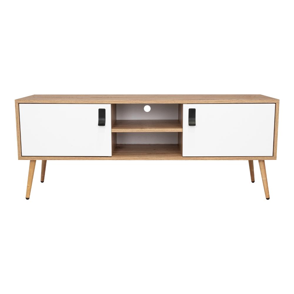 Mesa para TV Lienpo Blanco y Macadamia para TV de  50"