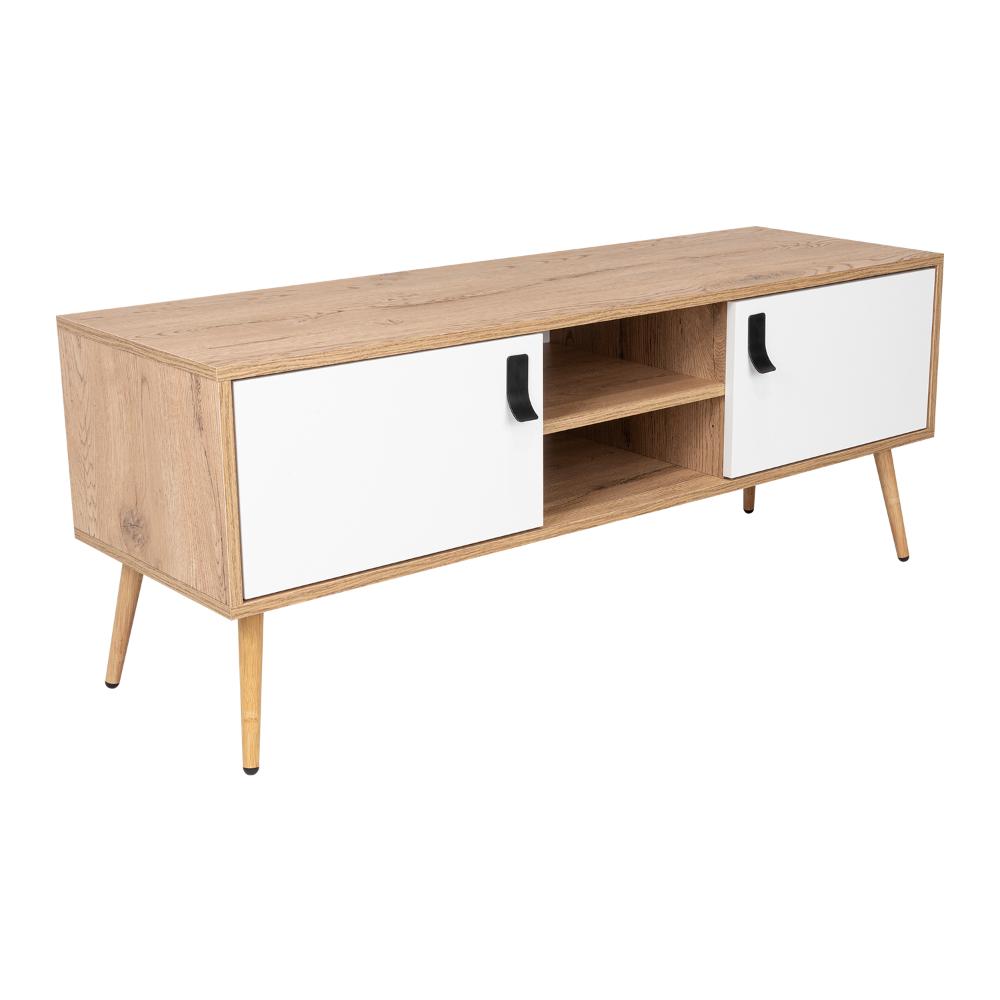 Mesa para TV Lienpo Blanco y Macadamia para TV de  50"