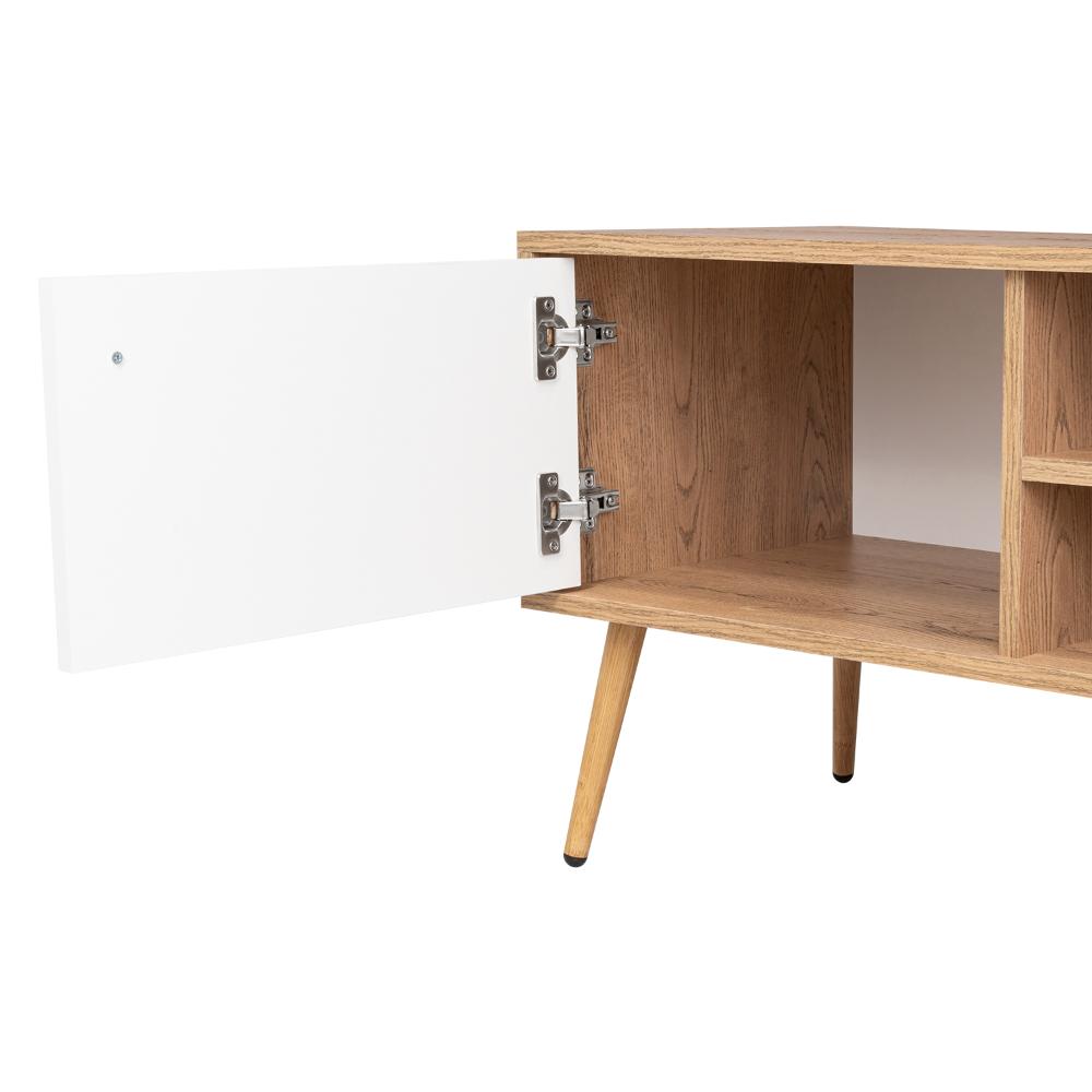 Mesa para TV Lienpo Blanco y Macadamia para TV de  50"