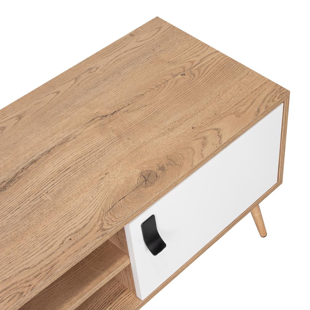 Mesa para TV Lienpo Blanco y Macadamia para TV de  50"