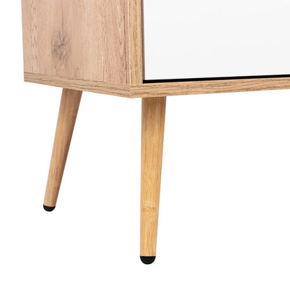 Mesa para TV Lienpo Blanco y Macadamia para TV de  50"