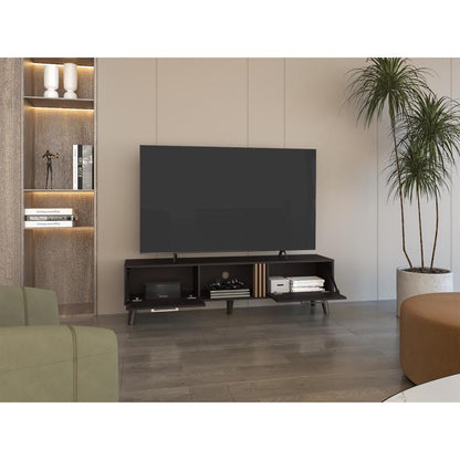 Mesa para TV Vulcan Wengue y Fresno Eu para TV de  70"