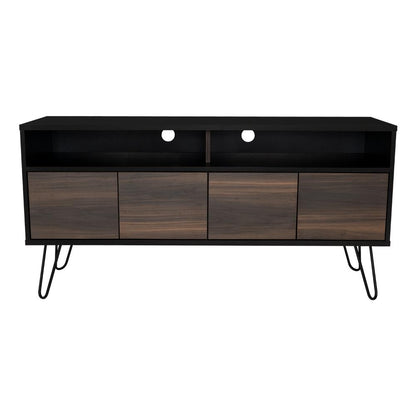Mesa Para Tv Morelli Wengue y Taupe para Televisor de 55"