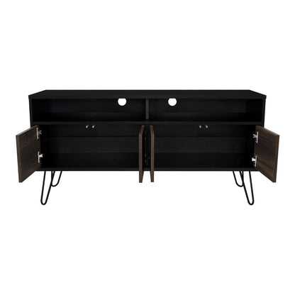 Mesa Para Tv Morelli Wengue y Taupe para Televisor de 55"