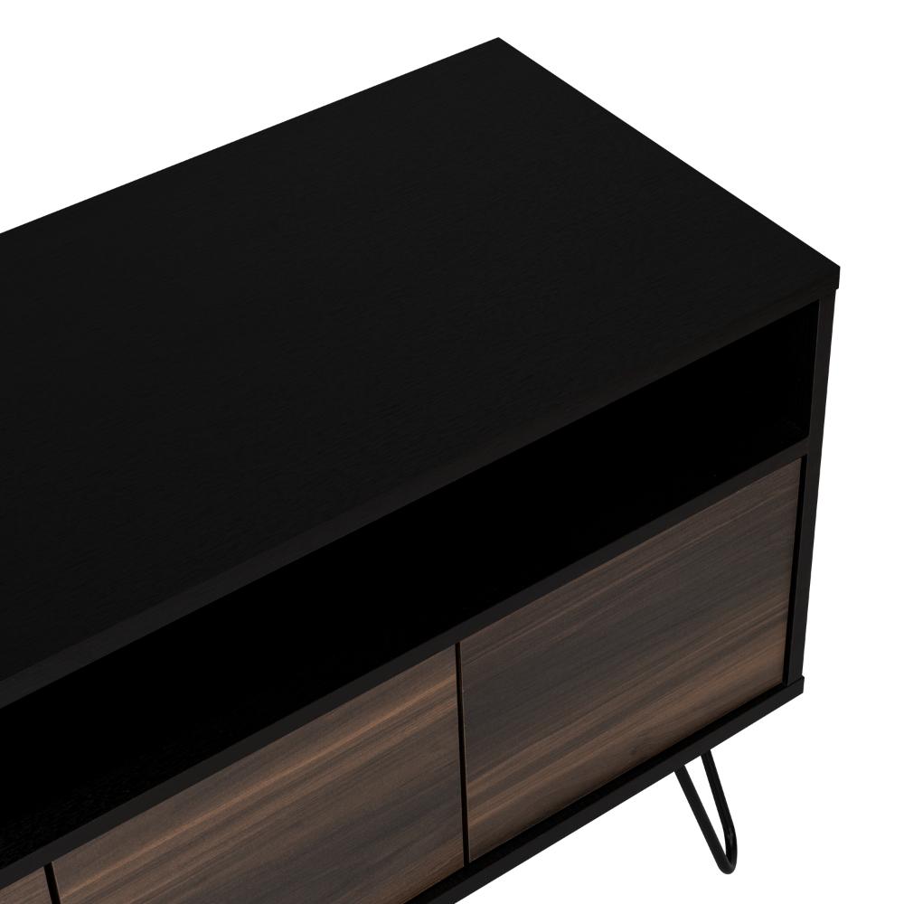 Mesa Para Tv Morelli Wengue y Taupe para Televisor de 55"