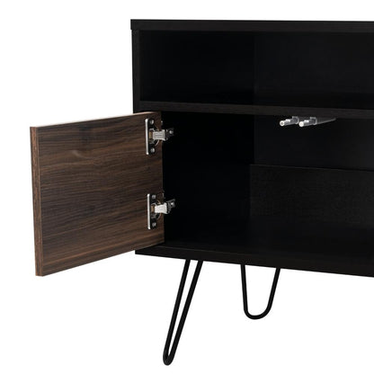 Mesa Para Tv Morelli Wengue y Taupe para Televisor de 55"