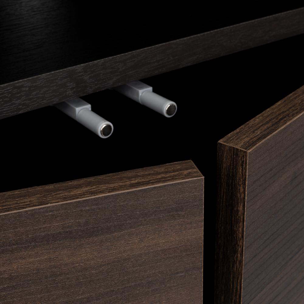 Mesa Para Tv Morelli Wengue y Taupe para Televisor de 55"