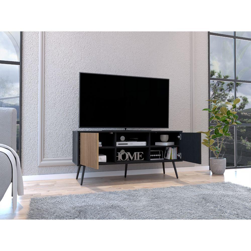 Mesa Para TV Donati Wengue y Lenno  para tv de 55"