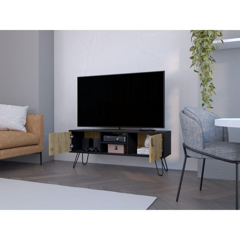 Mesa para TV Corvini Macadamia y Wengue para TV de 50''