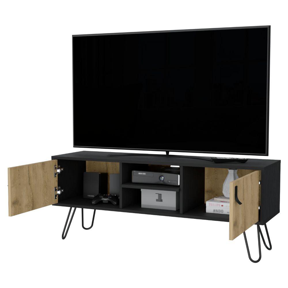 Mesa para TV Corvini Macadamia y Wengue para TV de 50''