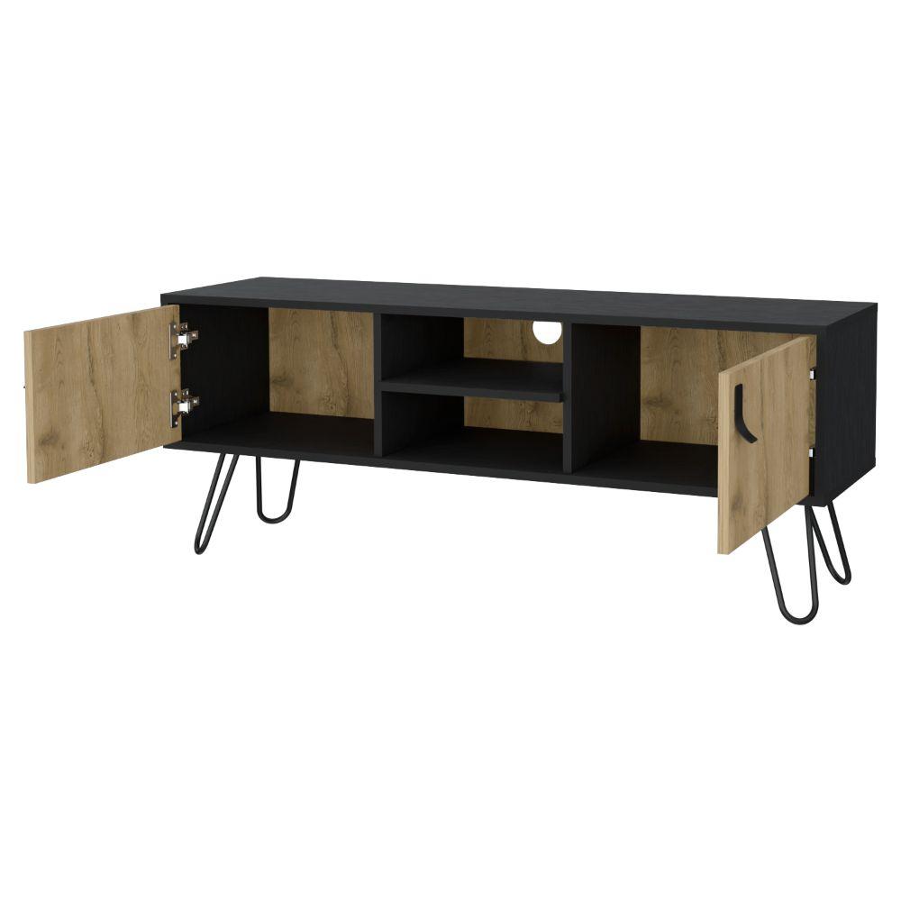 Mesa para TV Corvini Macadamia y Wengue para TV de 50''
