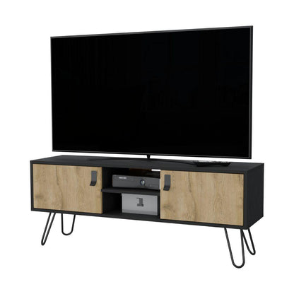 Mesa para TV Corvini Macadamia y Wengue para TV de 50''