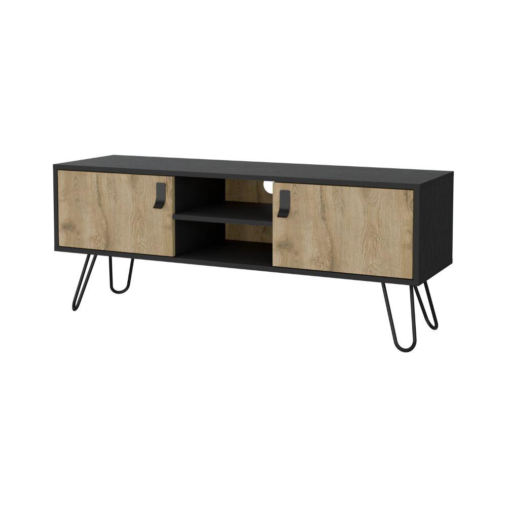 Mesa para TV Corvini Macadamia y Wengue para TV de 50''