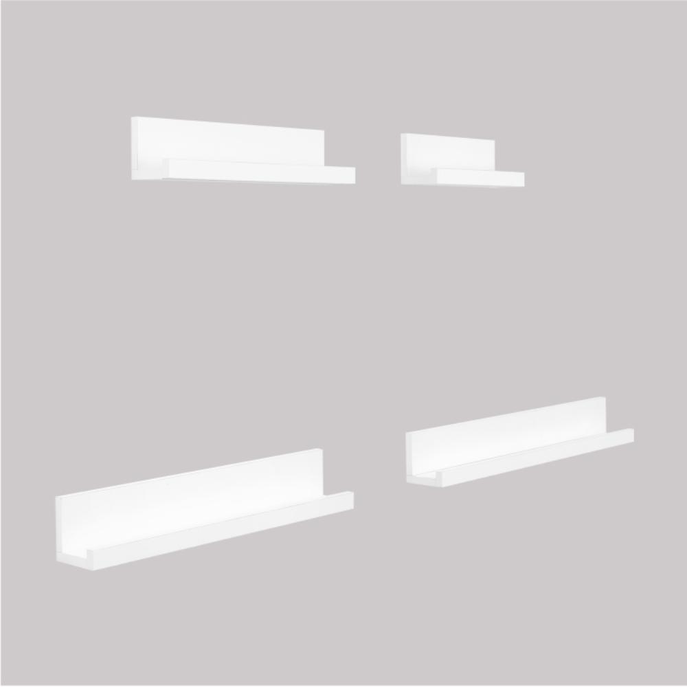 Set de Repisas Julia Blanco x4 Unidades