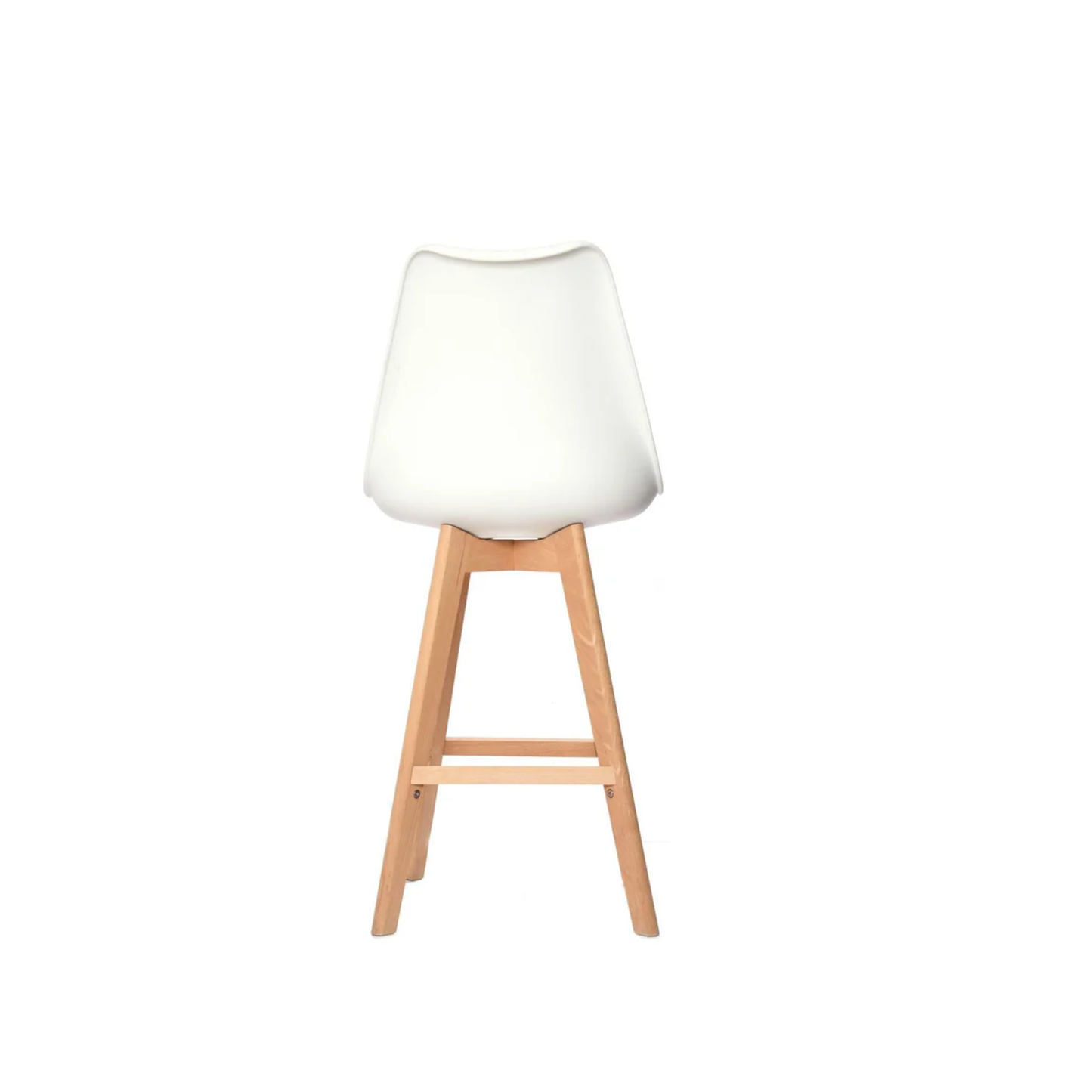 Silla de Barra Vernaza Tapizada Blanco