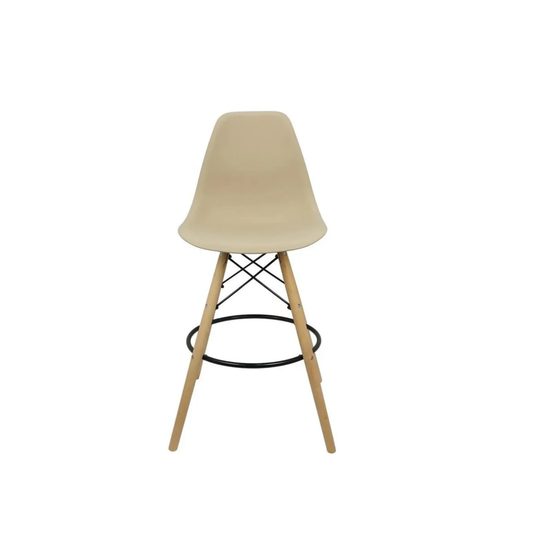 Silla de Barra Baeza Beige