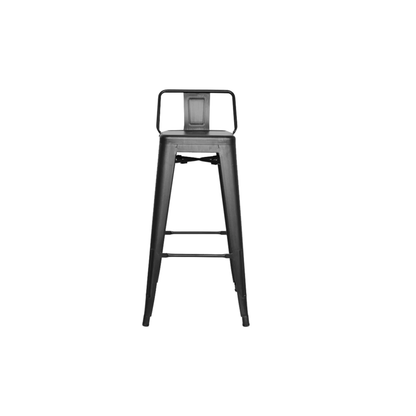 Silla de Barra Metalica Espalda Negro