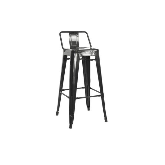 Silla de Barra Metalica Espalda Negro