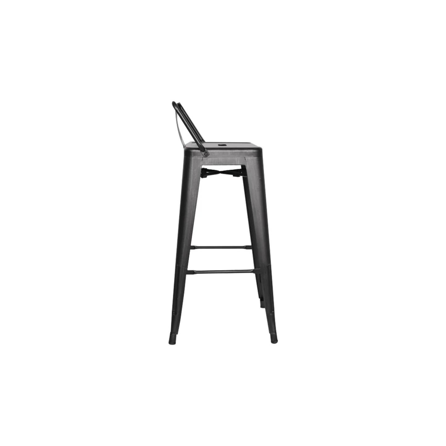 Silla de Barra Metalica Espalda Negro