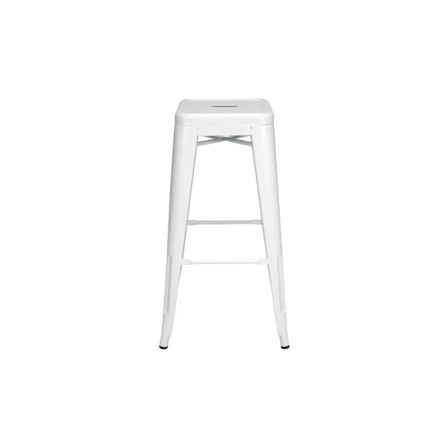 Silla de Barra Metalica Blanco