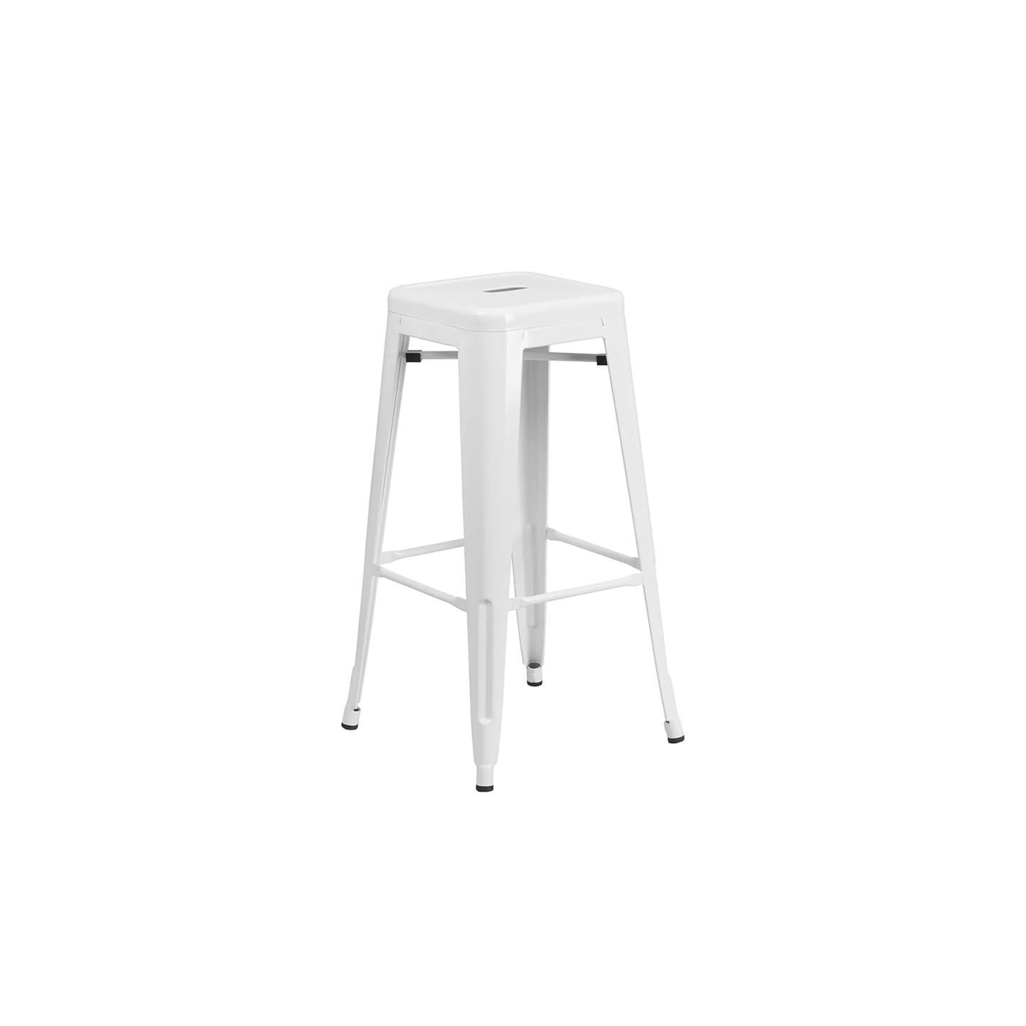 Silla de Barra Metalica Blanco