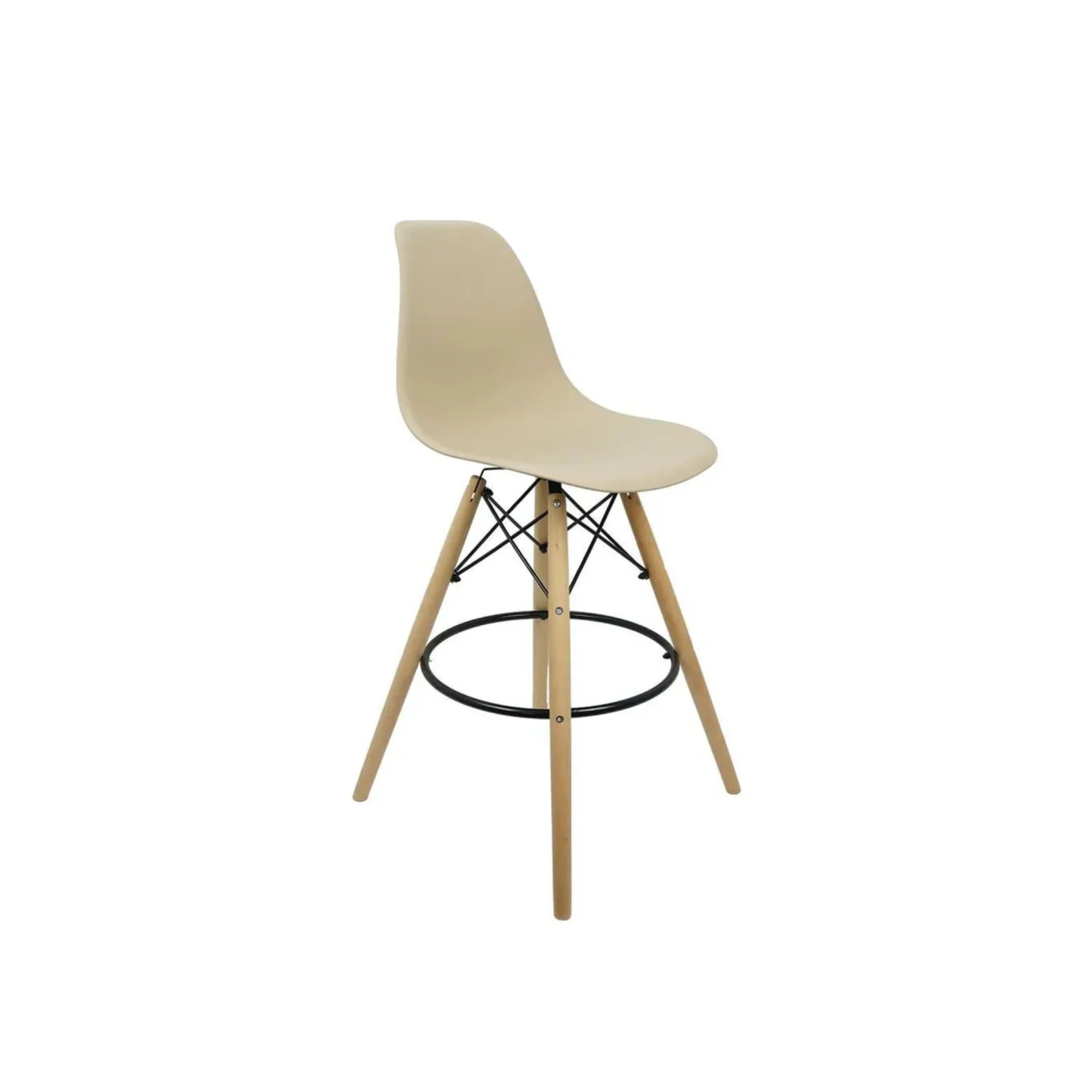 Silla de Barra Baeza Beige