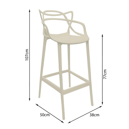 Silla de Barra NovaBeige