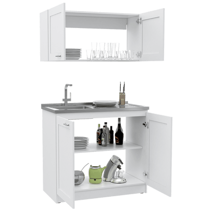 Cocina Integral Toronto color Blanco.