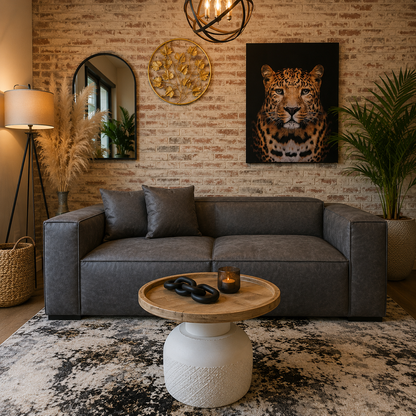 Sofá Clásico Majestic Comfort Gris