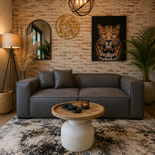 Sofá Clásico Majestic Comfort Gris