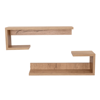 Set de Repisas Santino Beige, X 2 Unidades - VIRTUAL MUEBLES