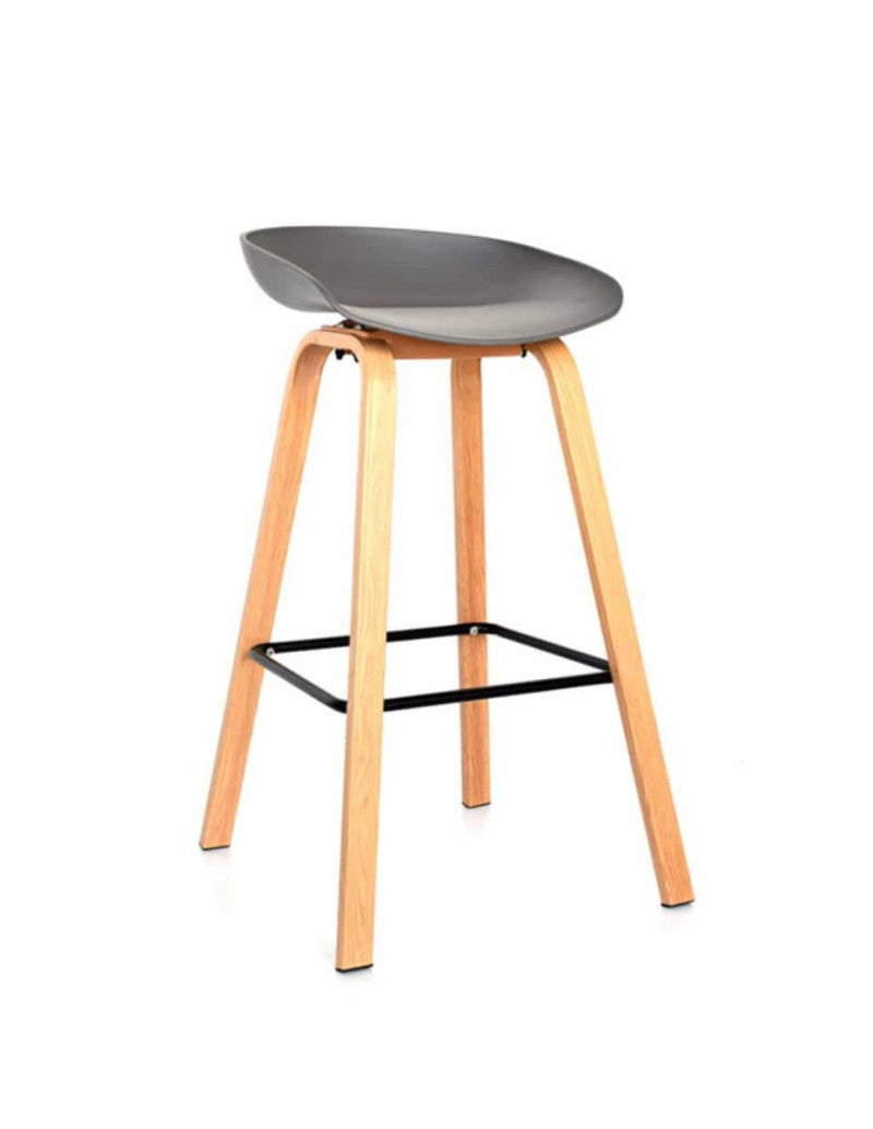 Silla de Bar Nordic Style Gris con Diseño Minimalista y Confort Absoluto (Copia)