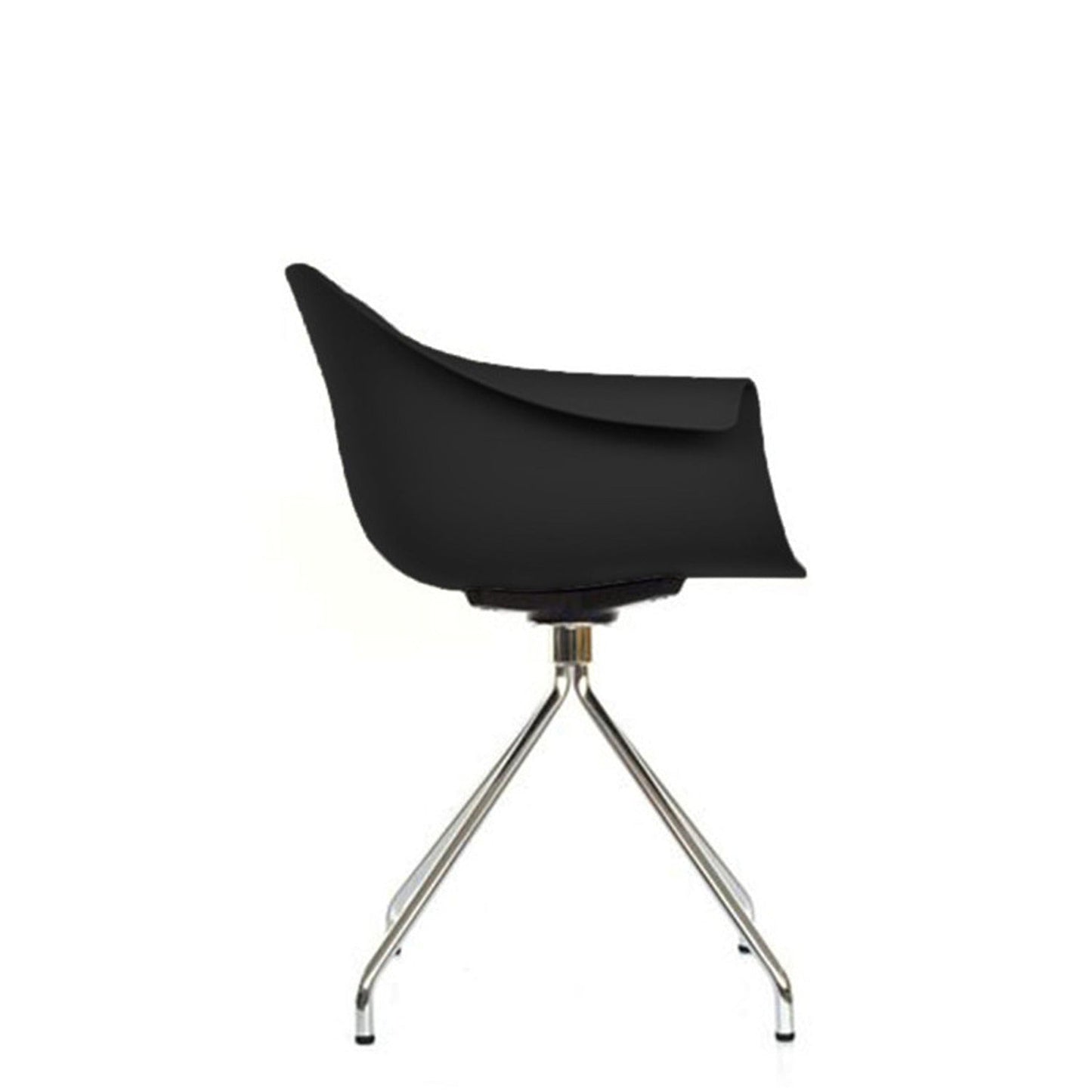 Silla Multifuncional Luz Cromada Negro