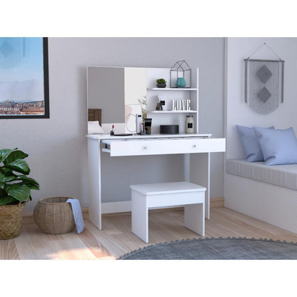 Mueble Tocador Cecil Blanco