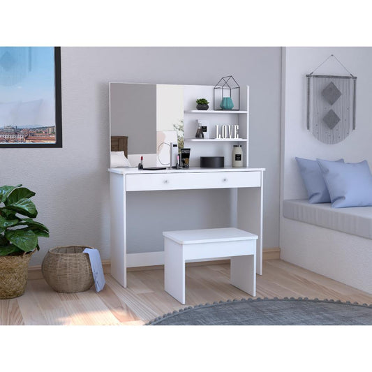 Mueble Tocador Cecil Blanco