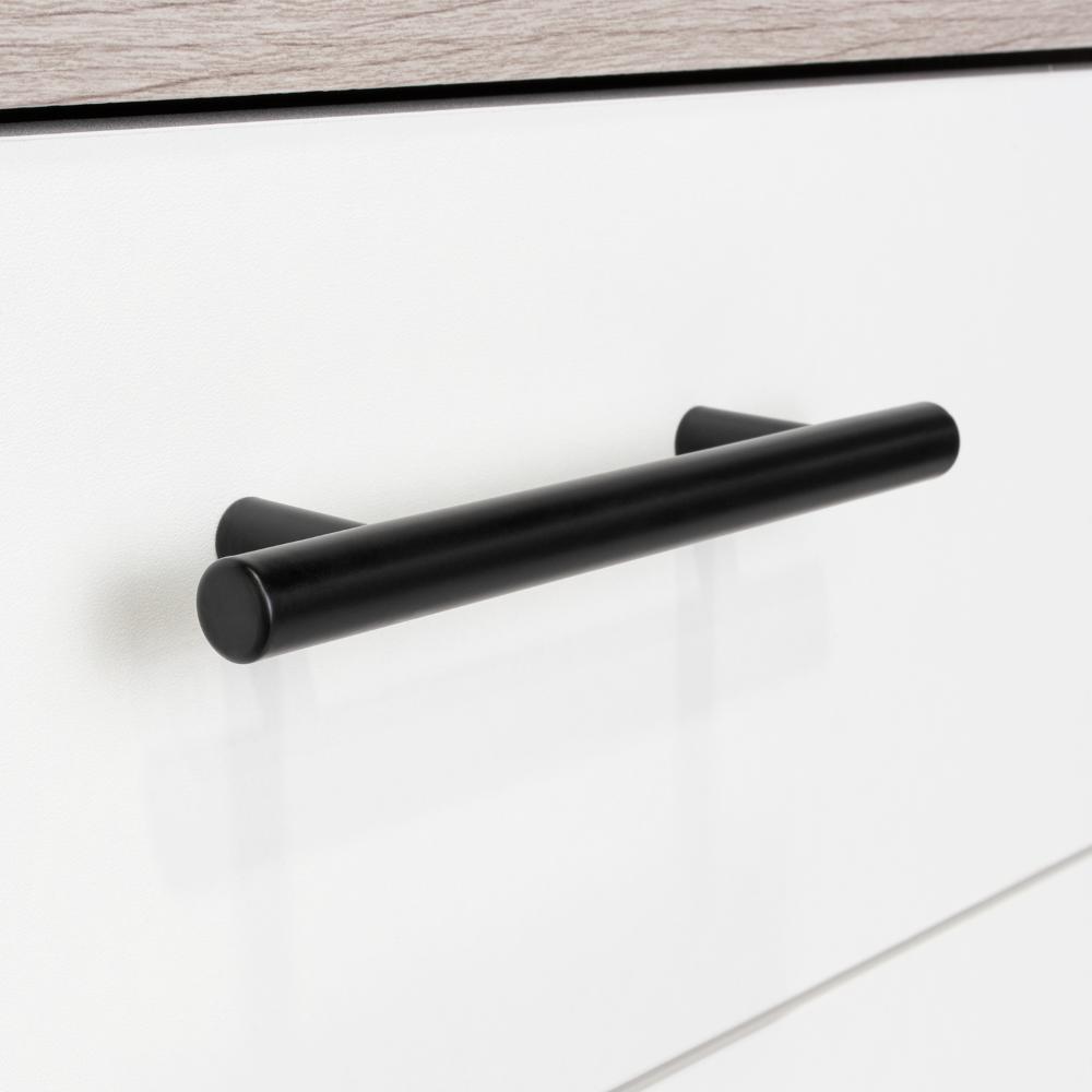 Mueble Tocador Treviso Ceniza y Blanco