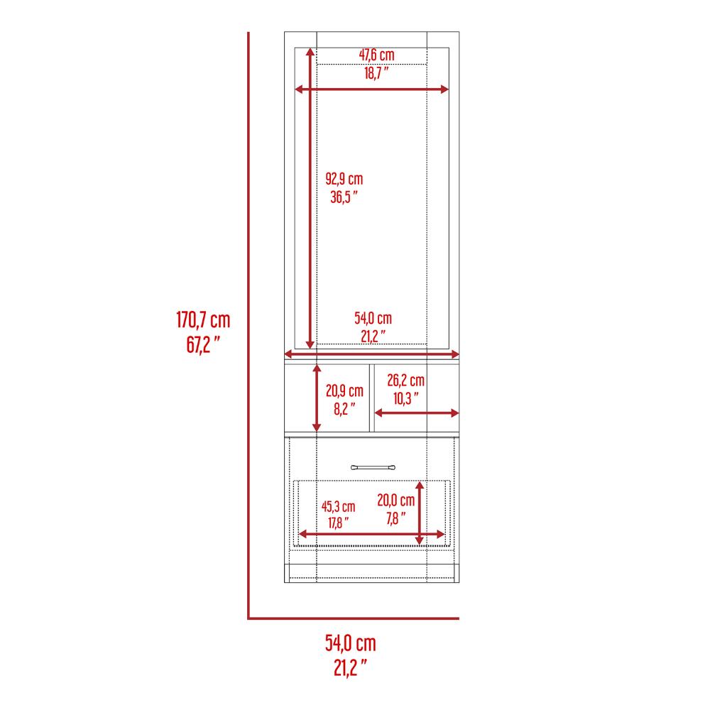Velador Multifuncional Z 54   Duna Blanco