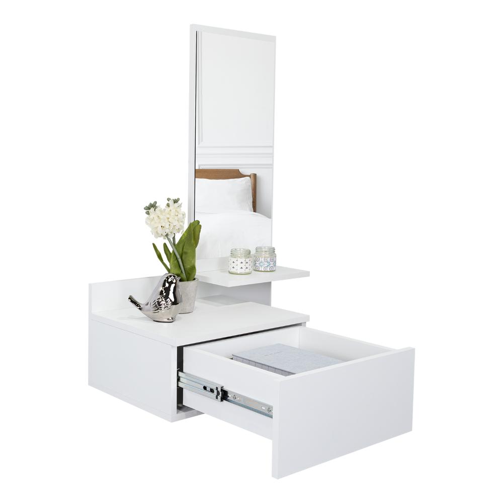 Mesa Flotante Recibidor Vienna Blanco