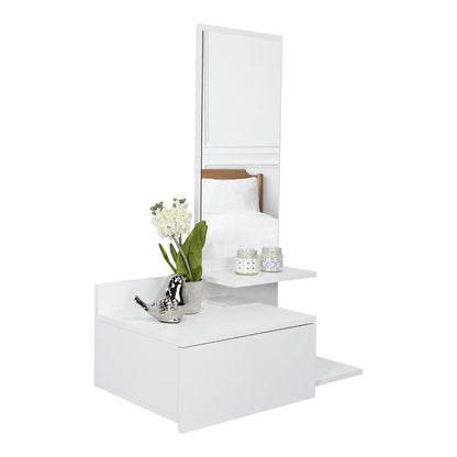 Mesa Flotante Recibidor Vienna Blanco