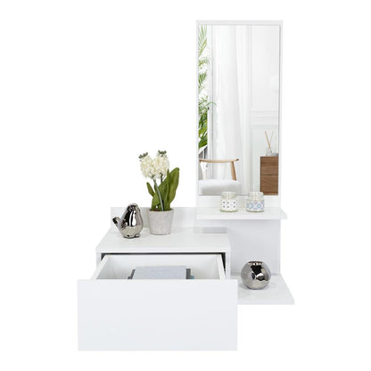 Mesa Flotante Recibidor Vienna Blanco