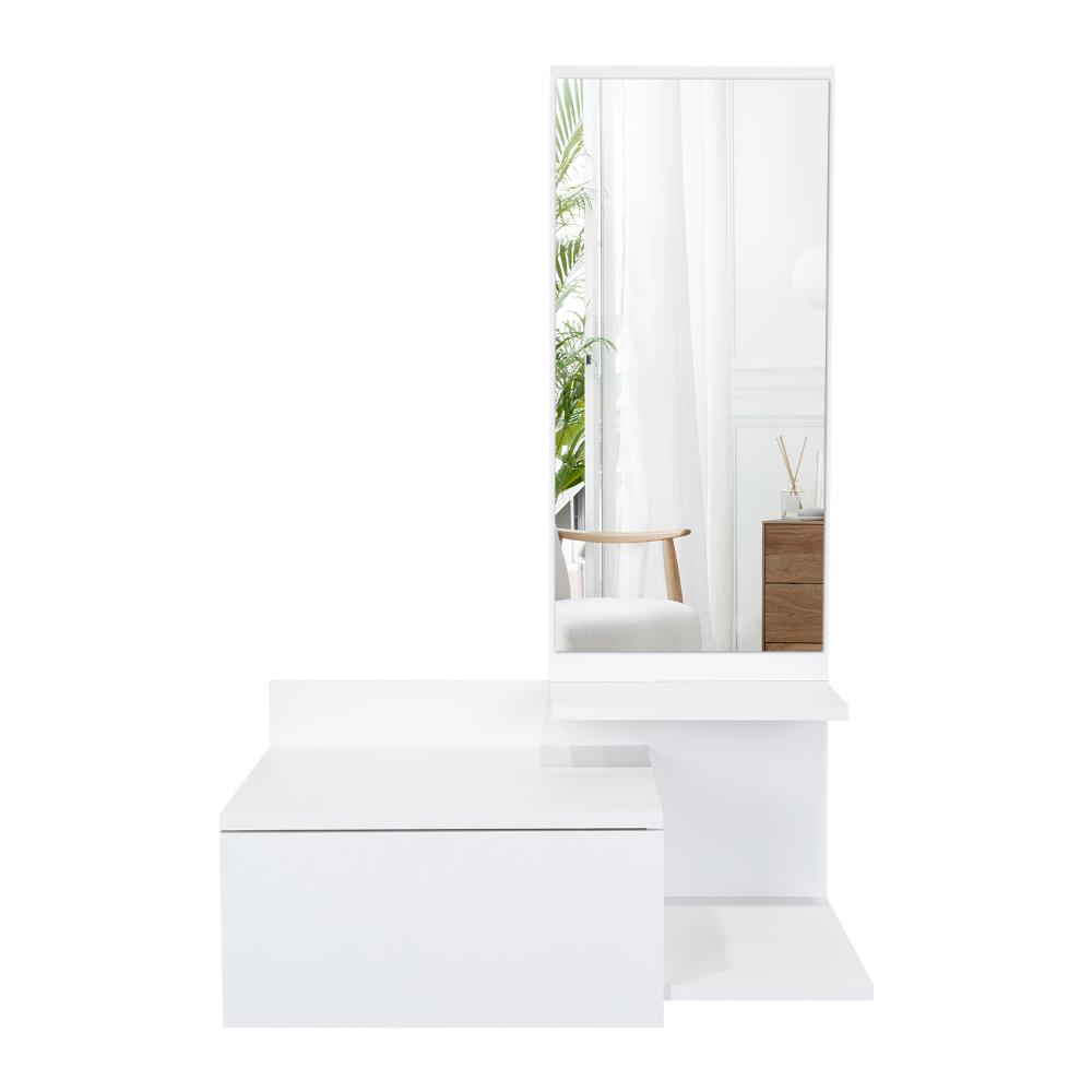 Mesa Flotante Recibidor Vienna Blanco