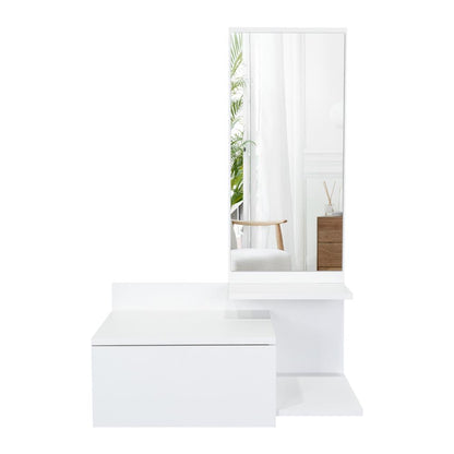 Mesa Flotante Recibidor Vienna Blanco