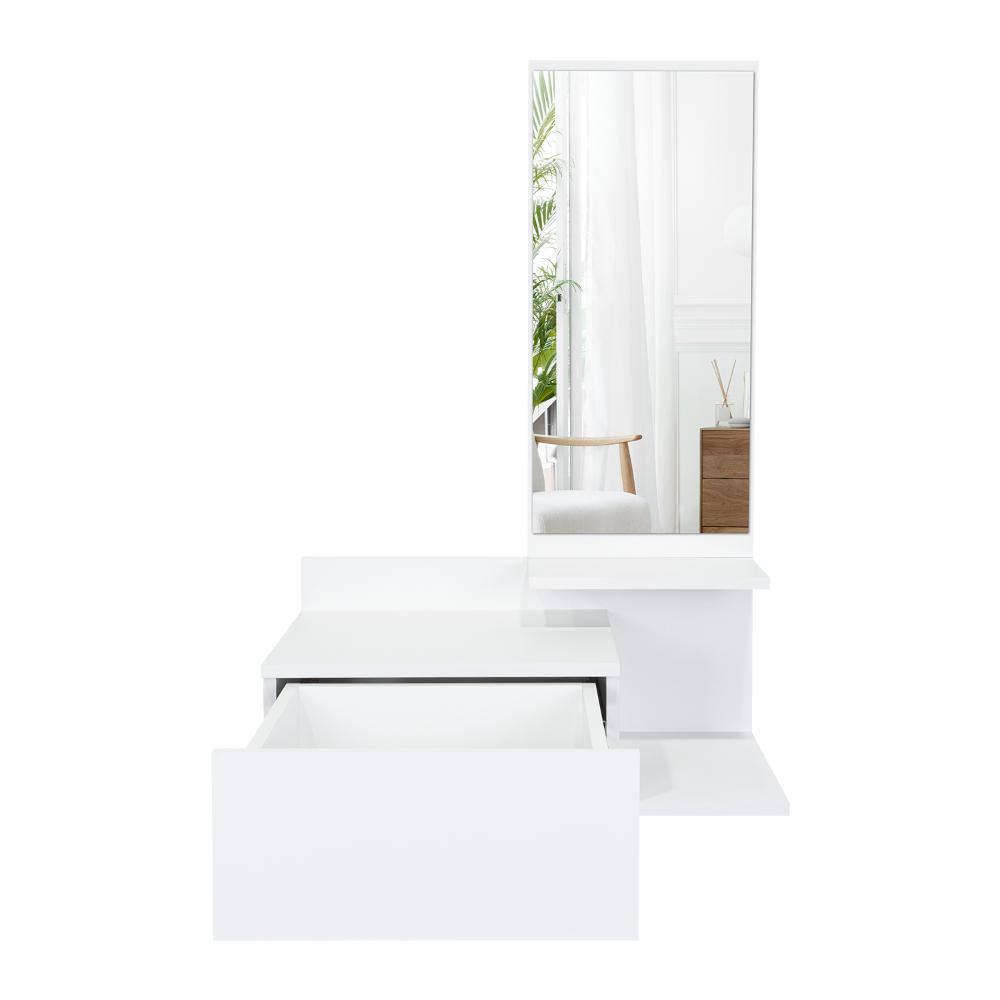 Mesa Flotante Recibidor Vienna Blanco
