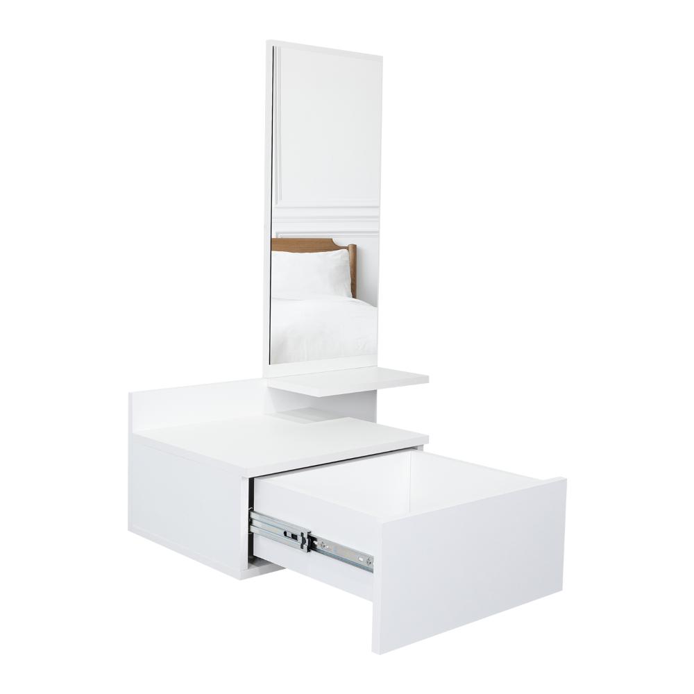 Mesa Flotante Recibidor Vienna Blanco