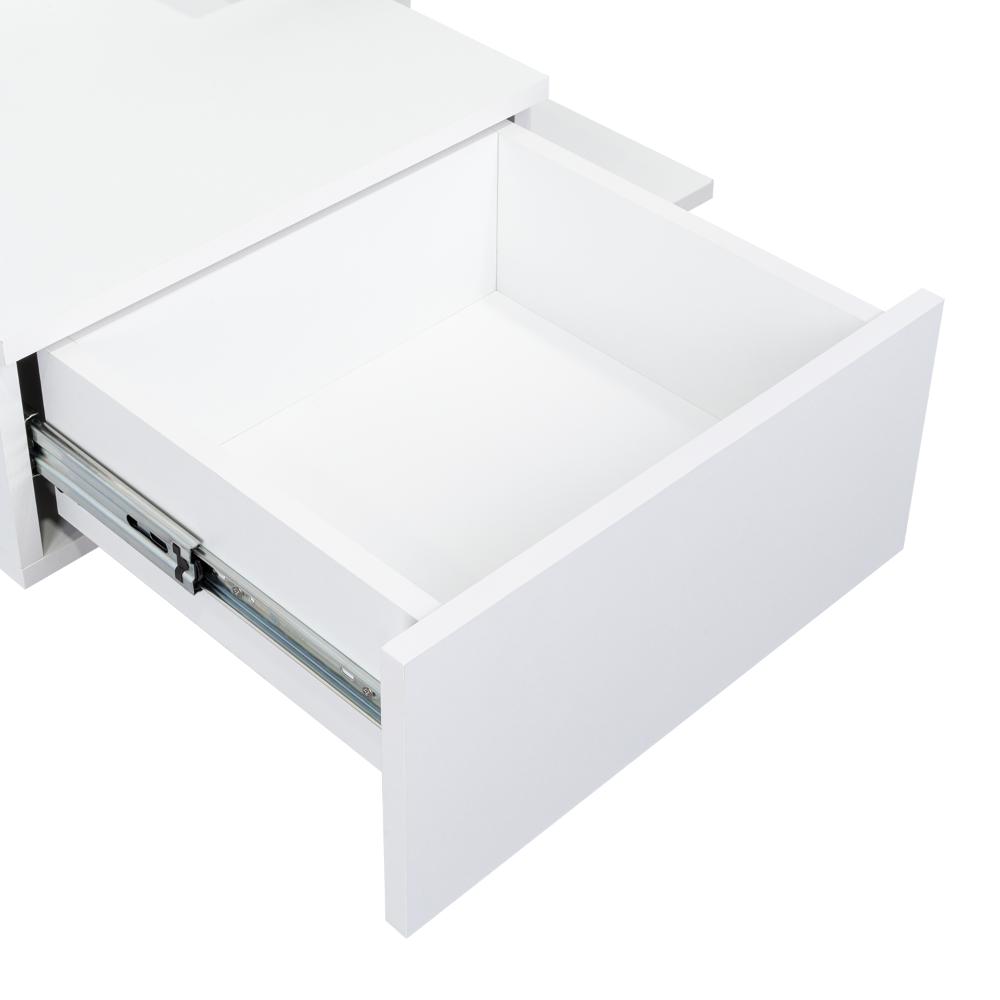 Mesa Flotante Recibidor Vienna Blanco
