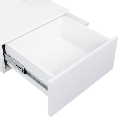 Mesa Flotante Recibidor Vienna Blanco
